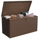 80 100 120 150 Gal Deck Box Outdoor Storage Box For Patio Cushions  Garden Tools