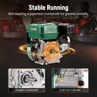 7hp 212cc 3 4  Shaft Recoil Start Horizontal Gas Powered Engine For Go Kart