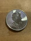 2021  5 Canadian Maple Leaf - 1 Troy Ounce  9999 Silver Bu