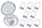 Silicone Clipple Magnetic Anti Snore Nose Clips Stop Snoring Device W  Case 8 Pk