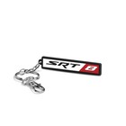 Srt-8 Logo Custom Laser Cut With Uv Full-color Printing Acrylic Charm Key Chain