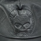 Harley Davidson Motorcycles Willie G Skull  Leather Strapback Hat Cap