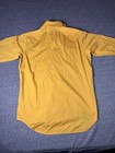 Vintage Enro Dress Shirt Mens 16 Yellow Long Sleeve Permanent Press 70s