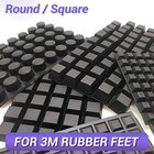 Self Adhesive Rubber Feet Stick On Bumpon Bumper Stop Round square Various Size