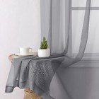 Sheer Curtain Panels Set  84  Long     Light Filtering Voile Drapes For Living Roo