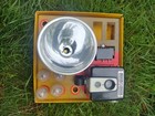 Vintage Kodak Brownie Hawkeye Outfit In Original Box Flash Model Camera