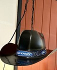 2000 Anheuser Busch Bud Light Cowboy Hat 25  X 21  Hanging Light Works 
