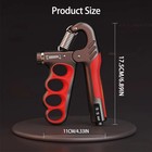 Adjustable Hand Grip Strengthener 10   330lb Wrist Forearm Trainer Gym