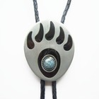 Bear Paw Western Cowboy Rodeo Bolo Tie