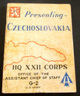 Vtg Wwii Ephemera Presenting Czechoslovakia G2 Book Customs Declaration Qe Card