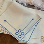 Huge Lot 100  Antique Linen Napkins De Venice Needlelace Tambour Embroidery Vtg