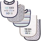 Unisex Baby Bib And Burp Cloth Set Boy Thank Heaven Themed Infant Shower