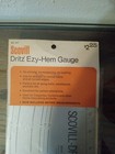 Vintage Dritz Ezy Hem Gauge Measuring Tool 617 - New  5    X 9    For Garment Sewing