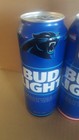 Bud Light   Panthers 16 Oz Aluminum   25 Oz Can    Nfl  25 Oz Can  empty   2025 