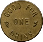 Ione  Nevada Nv The Ore House Saloon Since 1864 Good For One Drink Trade Token