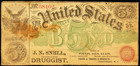 Ny Canajoharie New York J n  Snell Druggist  5  Bond  1870s Advertising Note