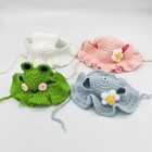 Pet Cat Hat Cute Funny Costume Knitted Cosplay Headwear Party Decor Gift