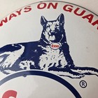 Vintage Esso Gasoline Porcelain Sign - Motor Oil Pump Advertising Convex Sign