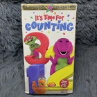 Barney It   s Time For Counting Vhs Tape 1990 Lyrick Classic Collection Sing Along
