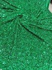 Kelly Green Stretch Velvet Fabric Sparkly Spandex Costumes Dancewear
