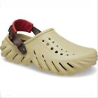 Crocs Echo Sesame   Beige Clog Shoes Comfort Slides Sandals Mens Size 15 New