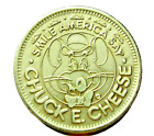 1986 Rare Vintage Coin Arcade Game Token Smile America Says Chuck E  Cheese 25  