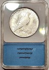 1923-d Peace Dollar Gem Bu Rare Date  Rainbow Color Toned Obverse
