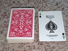 Vintage 1928 Bicycle Playing Cards Red Nautic Back Pinochle 48 Card Deck