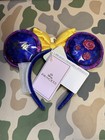 New     Exclusive Loungefly Disney Beauty And The Beast Belle Stained Glass Ears