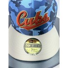 New Era 59fifty Chicago Cubs Fitted Hat Size 7 5 8 Blue Camo Mlb Baseball Cap