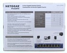 Netgear Prosafe Eigth-port Gigabit Desktop Switch  Color Navy  model Gs108-400n