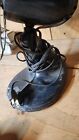 Antique Mcm Robbins   Myers Fan Oscillating Wire Cage 11 5  Single Speed Blue 