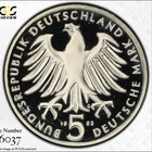 Germany  Federal Republic  5 Mark 1983-g  Pcgs Pr69dcam  Martin Luther