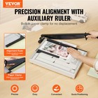 Vevor Paper Cutter Guillotine Trimmer 15  16 Sheets Cutting Capacity Metal Base