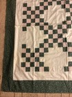 Vintage Handmade Double Irish Chain Summer Lap Quilt 54    X 54    