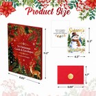 24 Pack Christmas Cards With Envelopes   Stickers  16  11cm  Design