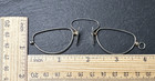 Antique Silver Tone Pince Nez Glasses Marked Irinium - No Lenses N361