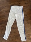 Nike Mlb Baseball Pants White blue Stripe B2-33-34 Tapered