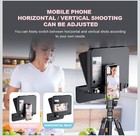 Lensgo Tc7 S Protable Foldable Teleprompter Prompter For Cell Phones Smartphones