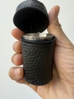 7pc Stainless Steel 2oz Travel Shot Glass Set Barware Leatherette Portable Case