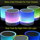 Portable Bluetooth Speakers Led Light Smart Wireless Mini Speaker 2 5   Fm Radio