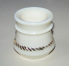 Antique White Custard Glass Toothpick Holder