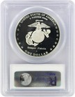 2005-p Marine Corps Silver Commemorative Dollar Pr69dcam Pcgs Proof 69 Deep Cam