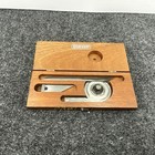 Vintage Starrett No 364 Universal Bevel Vernier Protractor 7  Blade Case