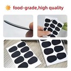 Alto tenor Saxophone Mouthpiece Cushions Patches Pads 0 8mm Black 8 Pieces