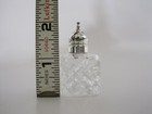 Vtg Lot Of 12 Godinger Silver Salt   Pepper Shakers Cut Glass Japan Nos