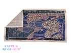 46x24 In Vintage Indian Gujrati Tapestry  70-80 Years Old  Hand-embroidered