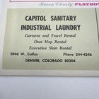 Original 1975 Playboy Playmate Pinup 12 Month Calendar Local Denver Advertising