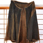 Japanese Antique Travel Raincoat Boro Indigo Dochu Gappa Edo Folk Textile