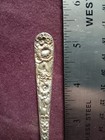 Sterling S Kirk   Son Repousse Cocktail Fork 5 3 8   22 Grams No Monogram
